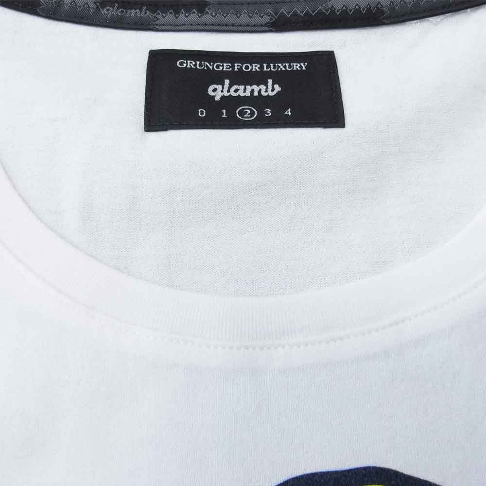 グラム × ちぃたん フロント プリント Tシャツ 2 ホワイト系 2【新古品】【未使用】【中古】