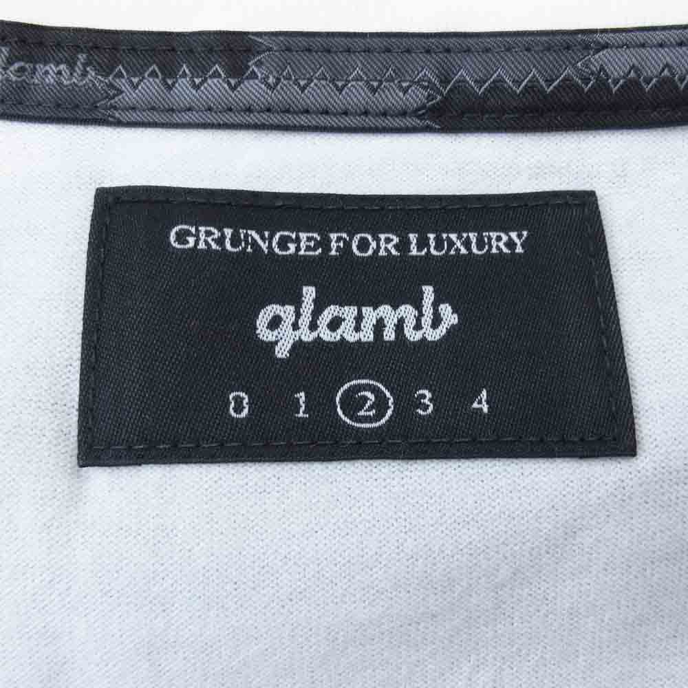 グラム × ちぃたん フロント プリント Tシャツ 2 ホワイト系 2【新古品】【未使用】【中古】