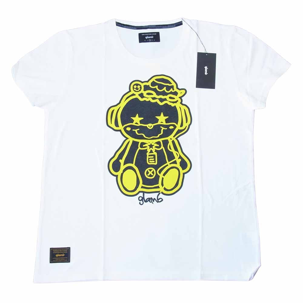 グラム × ちぃたん フロント プリント Tシャツ 2 ホワイト系 2【新古品】【未使用】【中古】