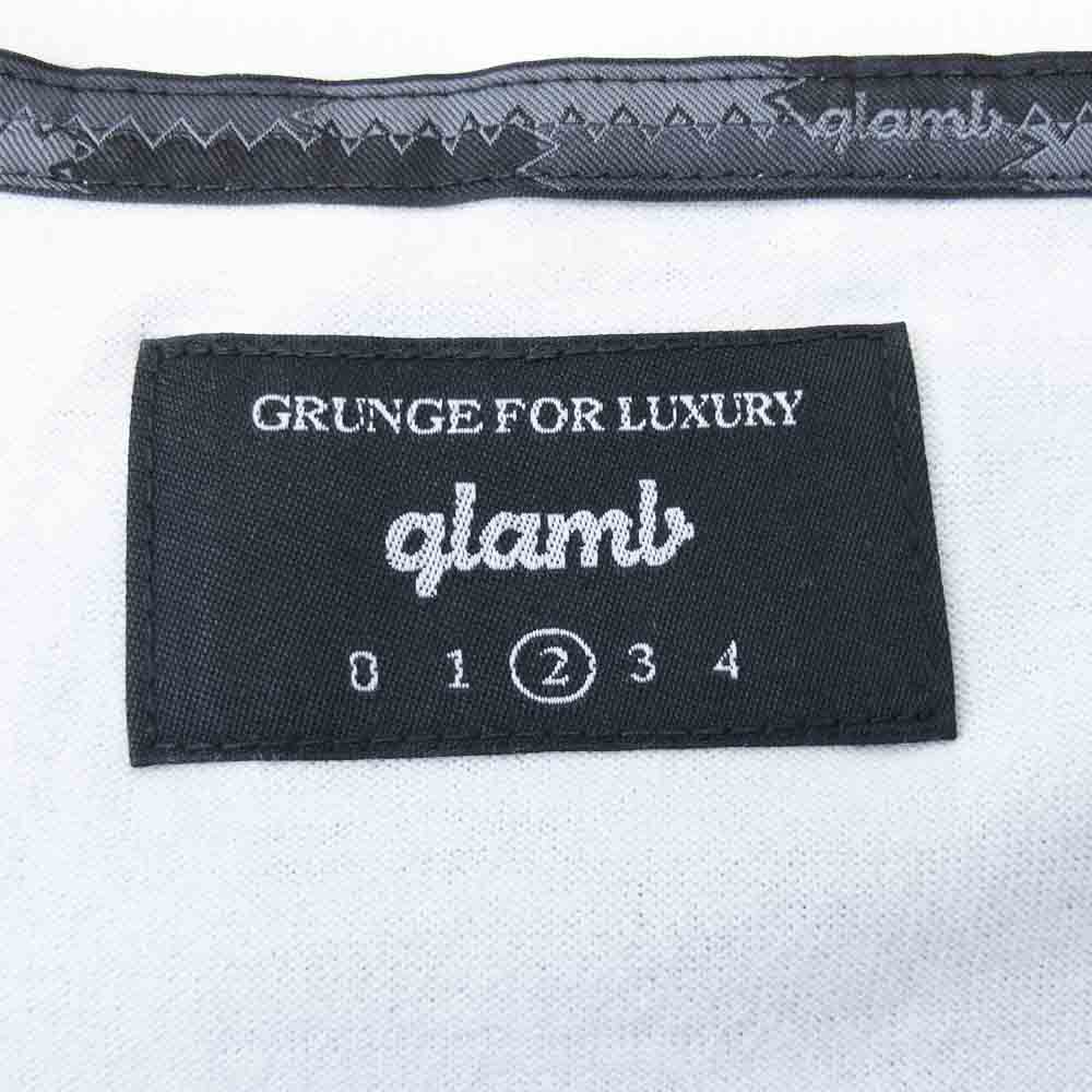 グラム × ちぃたん フロント プリント Tシャツ 2 ホワイト系 2【新古品】【未使用】【中古】