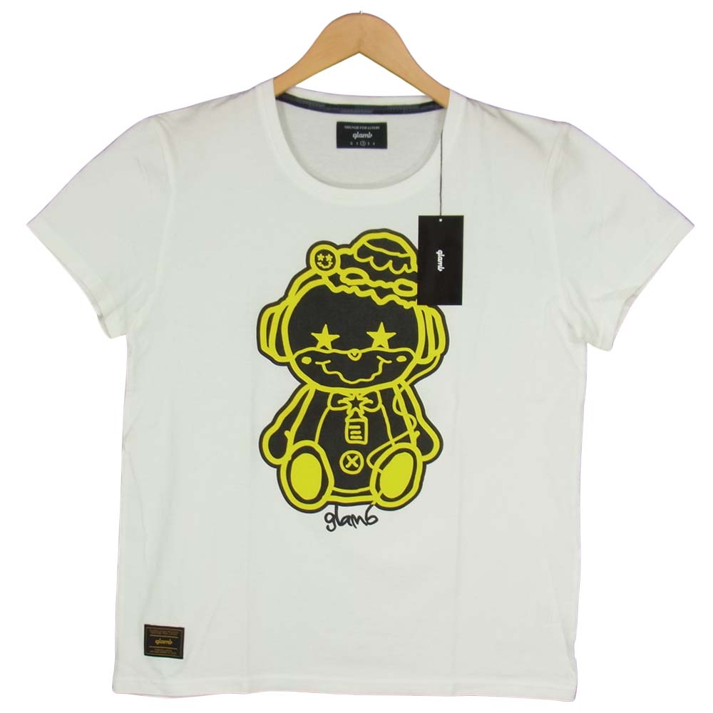 グラム × ちぃたん フロント プリント Tシャツ 2 ホワイト系 2【新古品】【未使用】【中古】