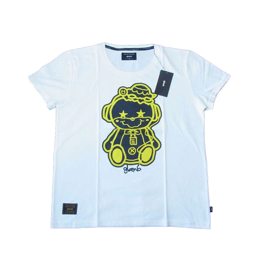 グラム × ちぃたん フロント プリント Tシャツ 2 ホワイト系 2【新古品】【未使用】【中古】