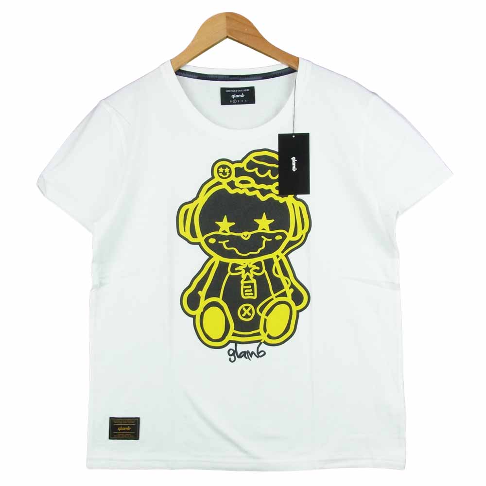 グラム × ちぃたん フロント プリント Tシャツ 1 ホワイト系 1【新古品】【未使用】【中古】