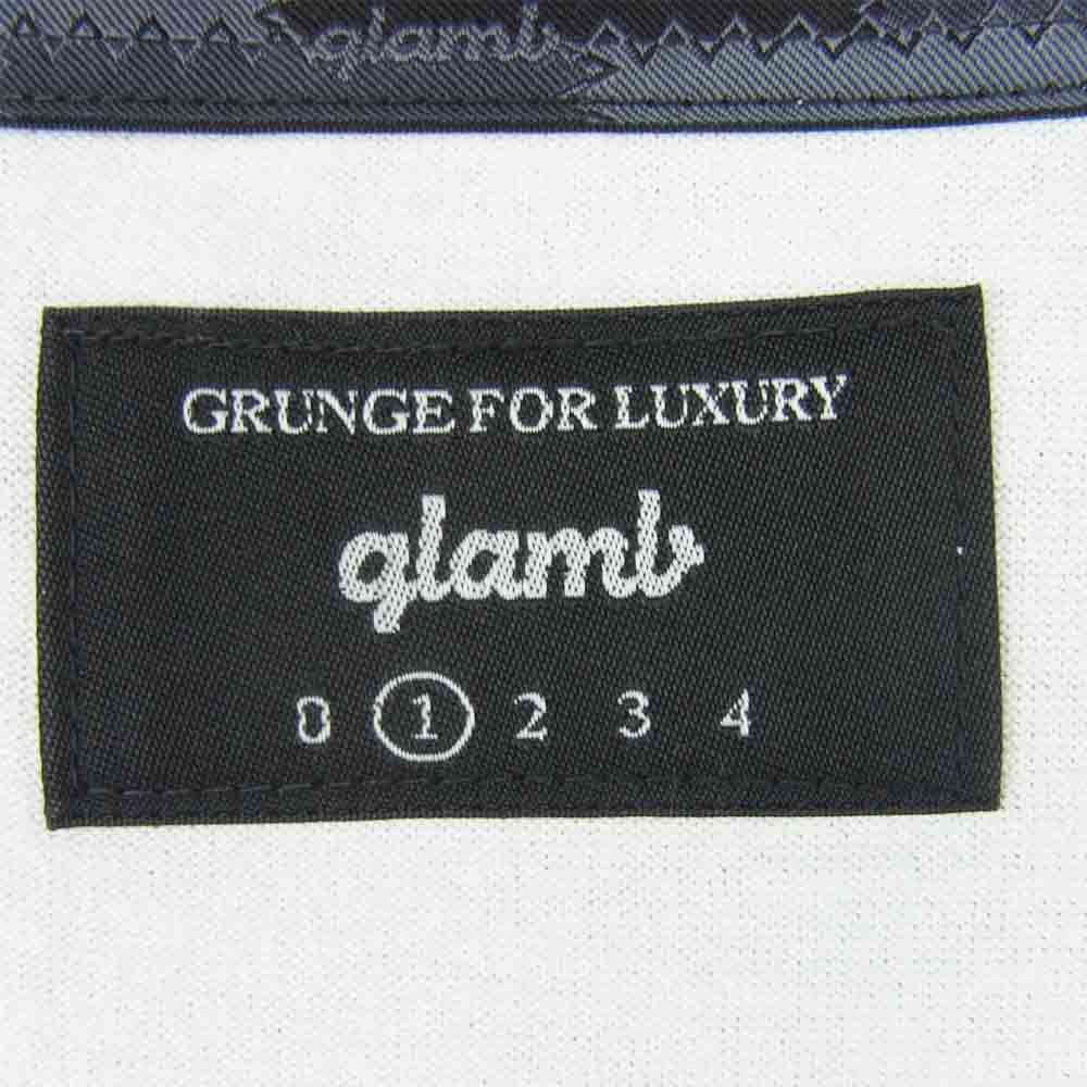 グラム × ちぃたん フロント プリント Tシャツ 1 ホワイト系 1【新古品】【未使用】【中古】