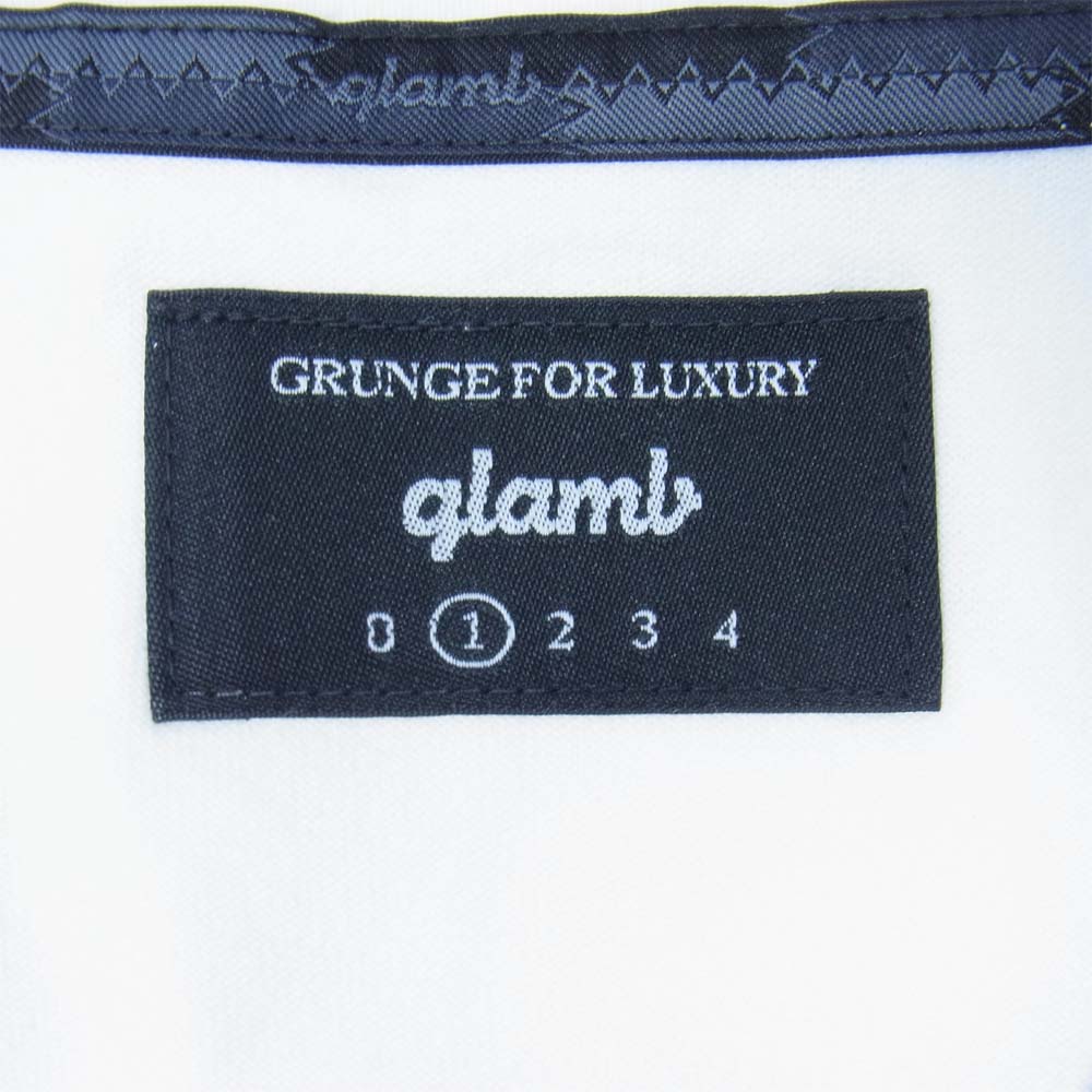 グラム × ちぃたん フロント プリント Tシャツ 1 ホワイト系 1【新古品】【未使用】【中古】