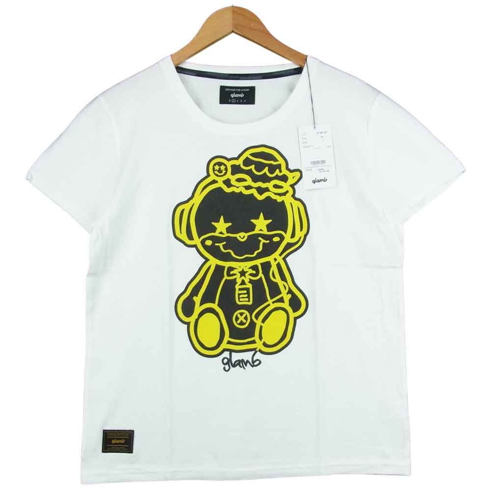 グラム × ちぃたん フロント プリント Tシャツ 1 ホワイト系 1【新古品】【未使用】【中古】