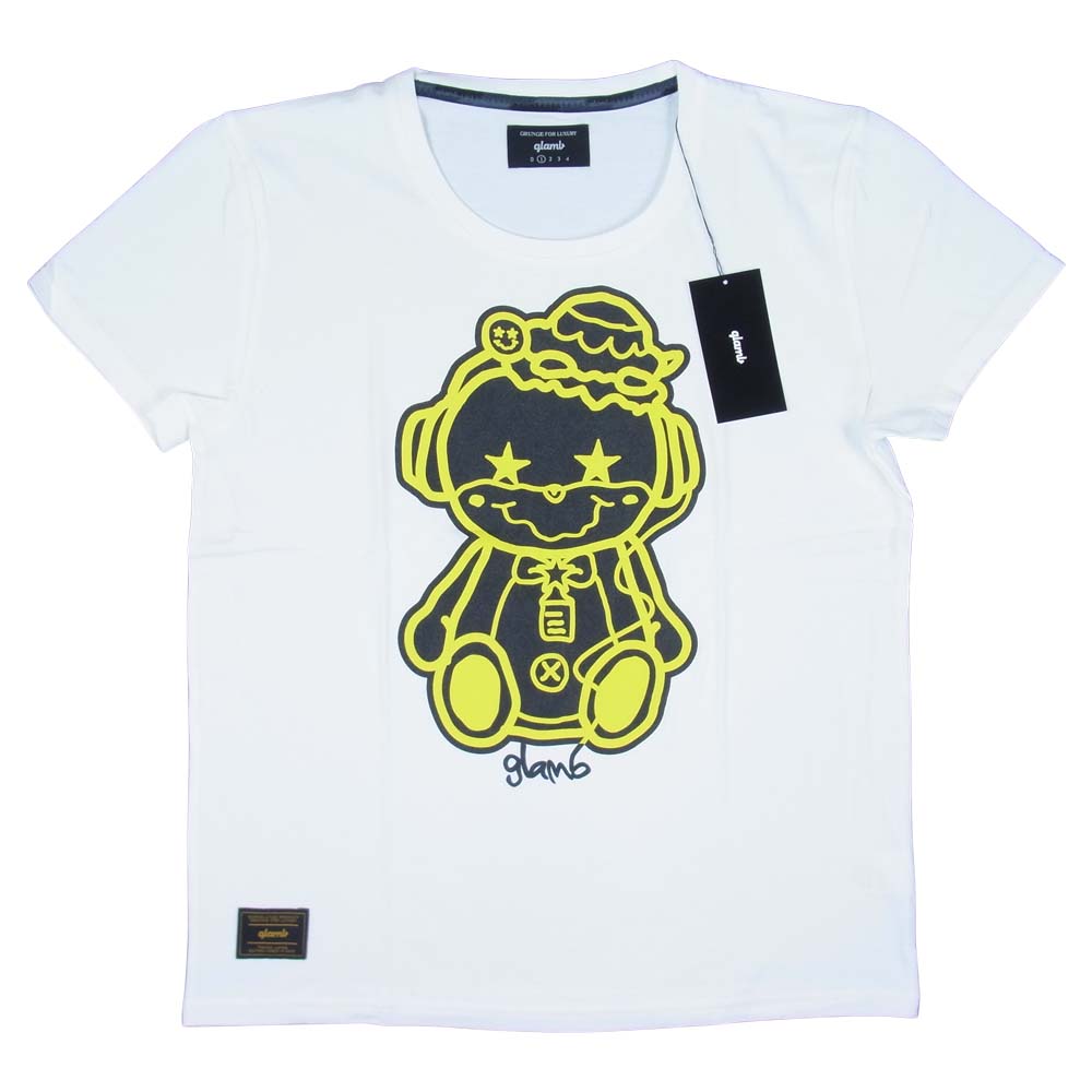 グラム × ちぃたん フロント プリント Tシャツ 1 ホワイト系 1【新古品】【未使用】【中古】