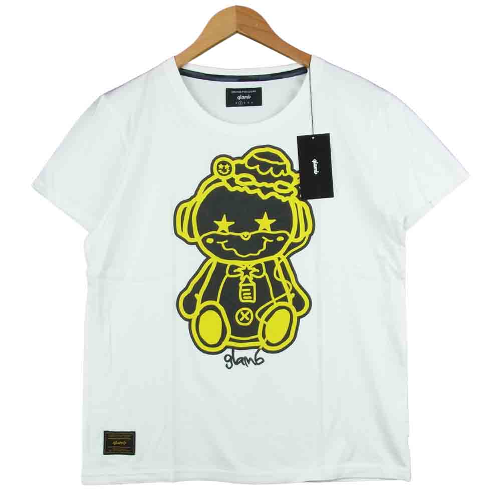 グラム × ちぃたん フロント プリント Tシャツ 1 ホワイト系 1【新古品】【未使用】【中古】