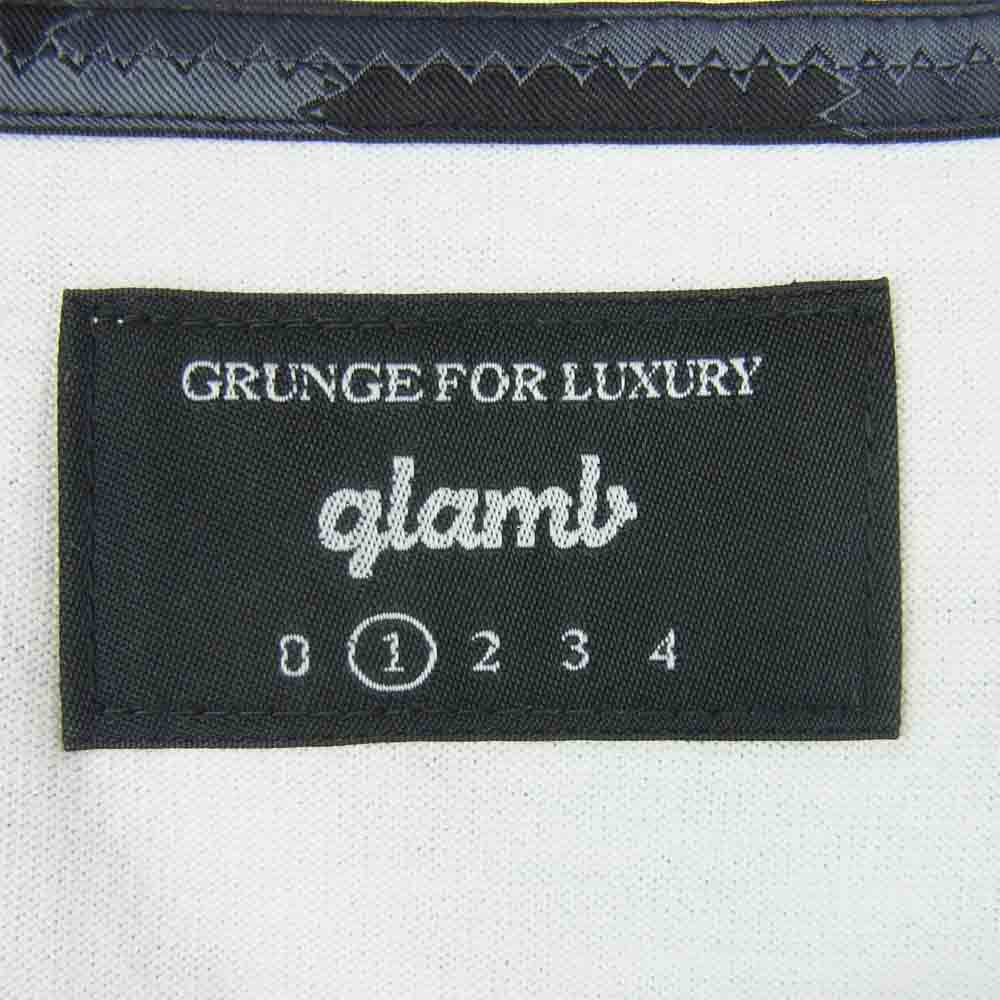 グラム × ちぃたん フロント プリント Tシャツ 1 ホワイト系 1【新古品】【未使用】【中古】