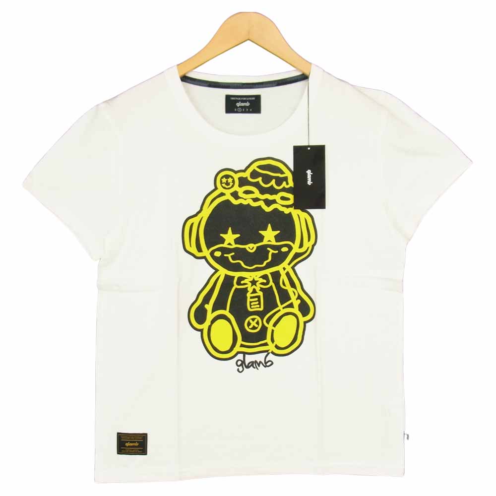 グラム × ちぃたん フロント プリント Tシャツ 1 ホワイト系 1【新古品】【未使用】【中古】