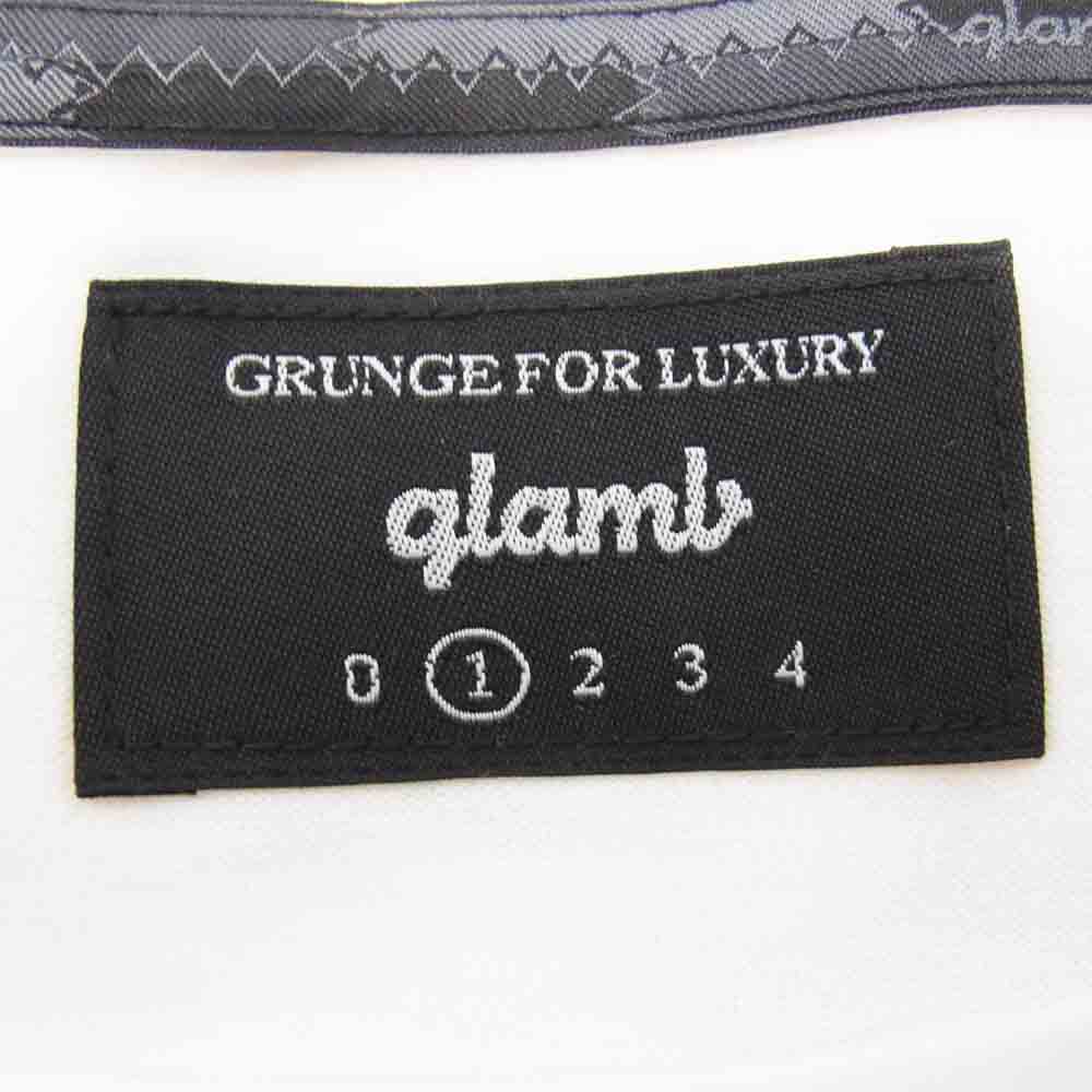 グラム × ちぃたん フロント プリント Tシャツ 1 ホワイト系 1【新古品】【未使用】【中古】