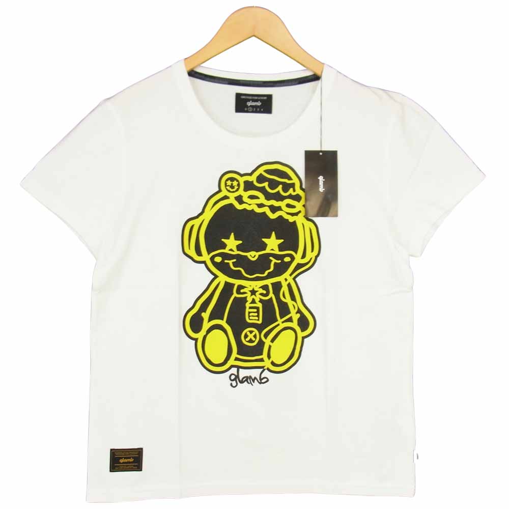 グラム × ちぃたん フロント プリント Tシャツ 1 ホワイト系 1【新古品】【未使用】【中古】