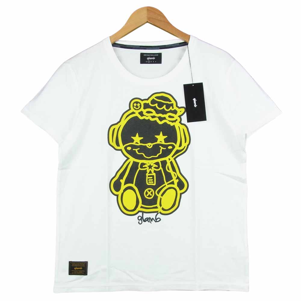 グラム × ちぃたん フロント プリント Tシャツ 1 ホワイト系 1【新古品】【未使用】【中古】