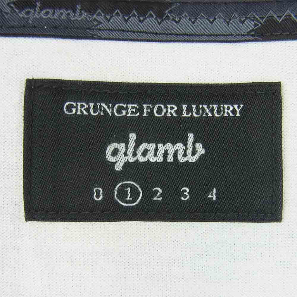 グラム × ちぃたん フロント プリント Tシャツ 1 ホワイト系 1【新古品】【未使用】【中古】