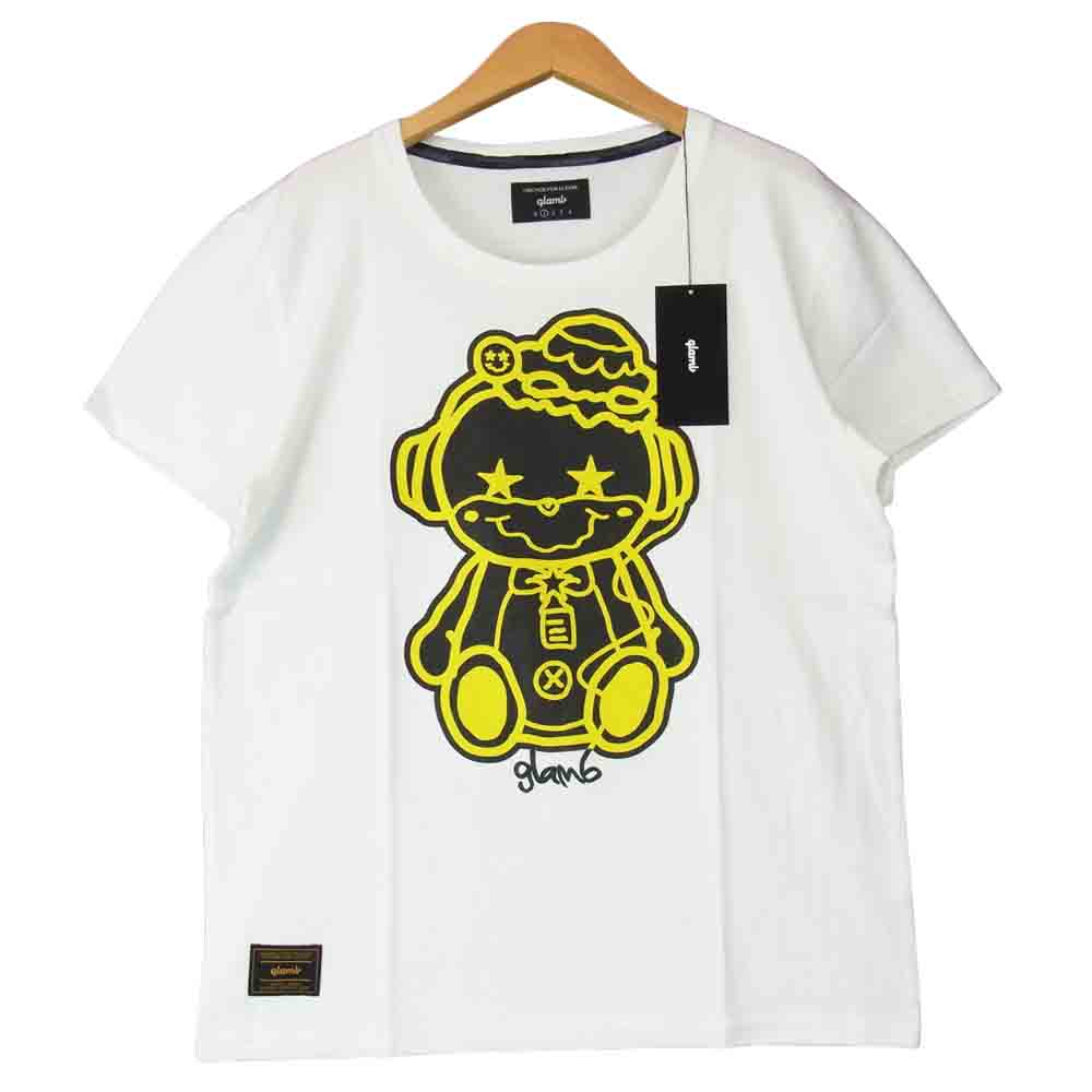 グラム × ちぃたん フロント プリント Tシャツ 1 ホワイト系 1【新古品】【未使用】【中古】