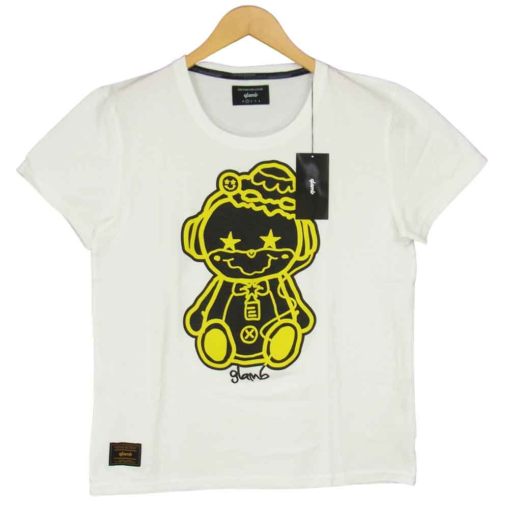 グラム × ちぃたん フロント プリント Tシャツ 1 ホワイト系 1【新古品】【未使用】【中古】