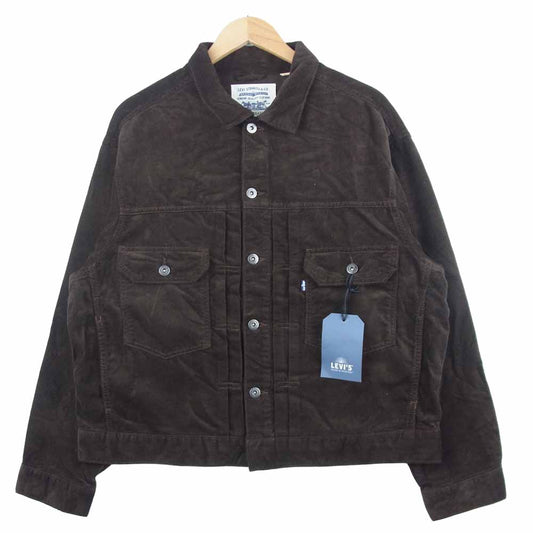 Levi's リーバイス 21261-0000 made&crafted メイドアンドクラフテッド OVERSZD TYPE II トラッカー ジャケット ブラウン系 M【極上美品】【中古】