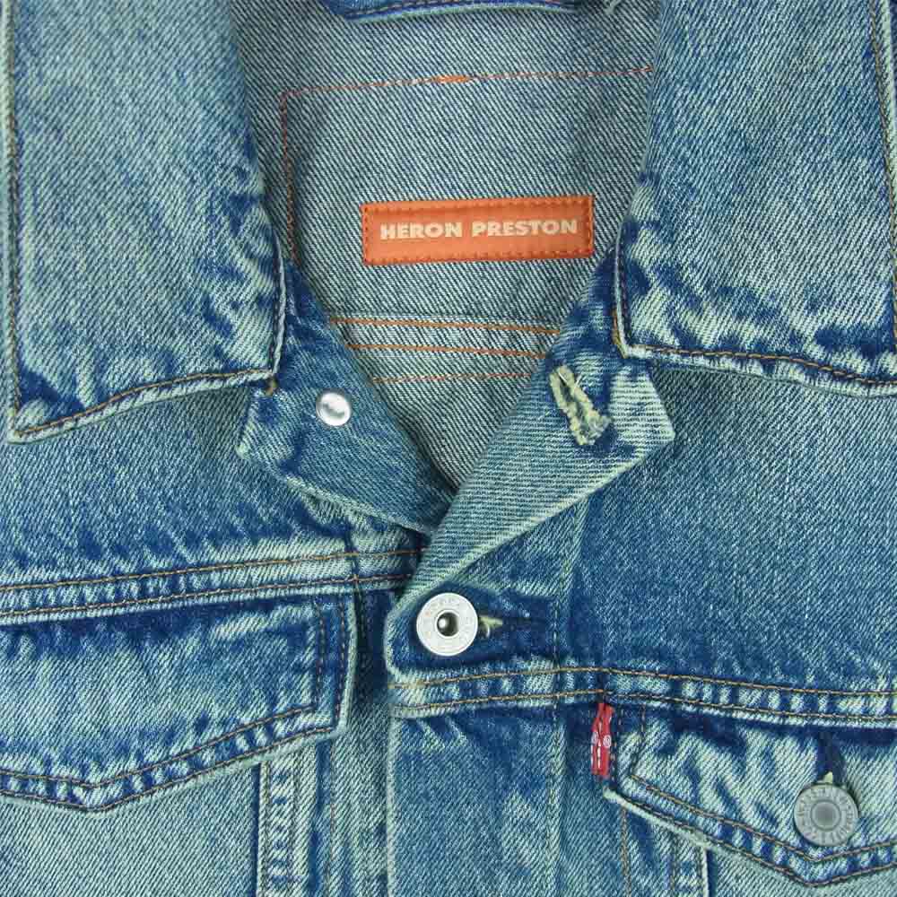 ヘロンプレストン 21792-0000 LEVI'S リーバイス TRACKER DENIM JACKET トラッカー デニム ジャケット インディゴブルー系 XS【極上美品】【中古】