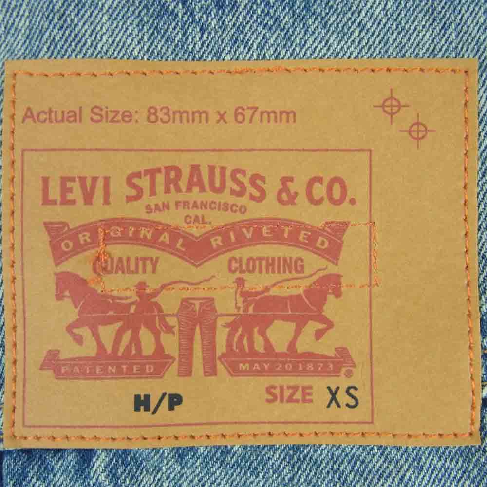 ヘロンプレストン 21792-0000 LEVI'S リーバイス TRACKER DENIM JACKET トラッカー デニム ジャケット インディゴブルー系 XS【極上美品】【中古】