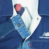 Levi's リーバイス 19855-0002 New Balance ニューバランス Reversible Mens Trucker Jacket リバーシブル トラッカー ジャケット インディゴブルー系 ホワイト系 M【極上美品】【中古】