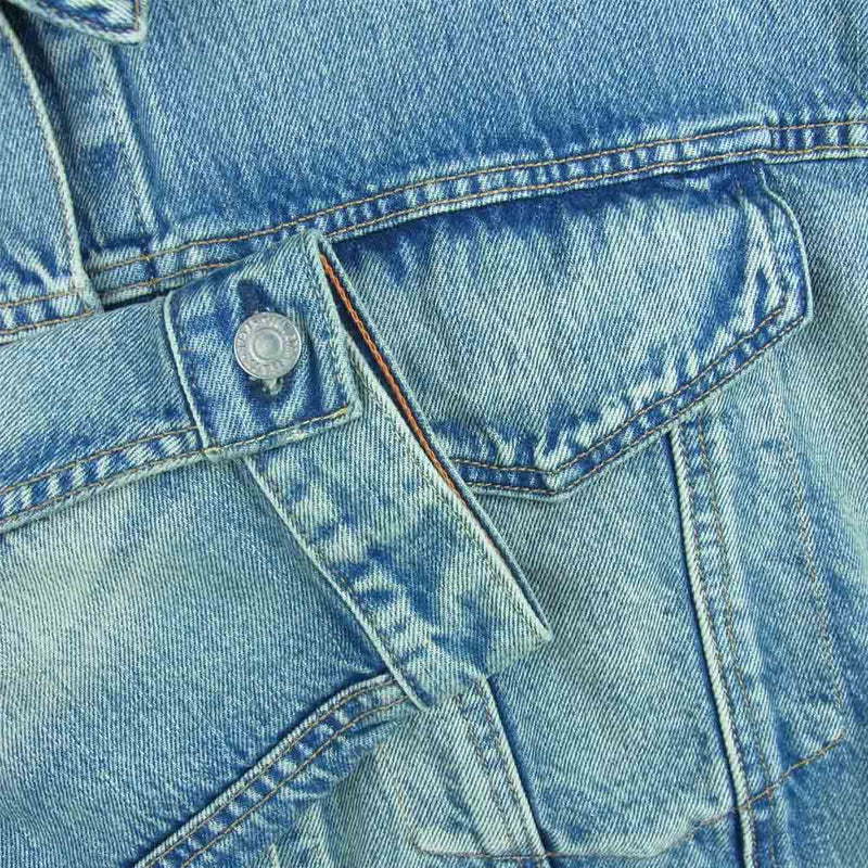 ヘロンプレストン 21778-0000 LEVI'S リーバイス ショート トラッカー デニム ジャケット インディゴブルー系 M【極上美品】【中古】