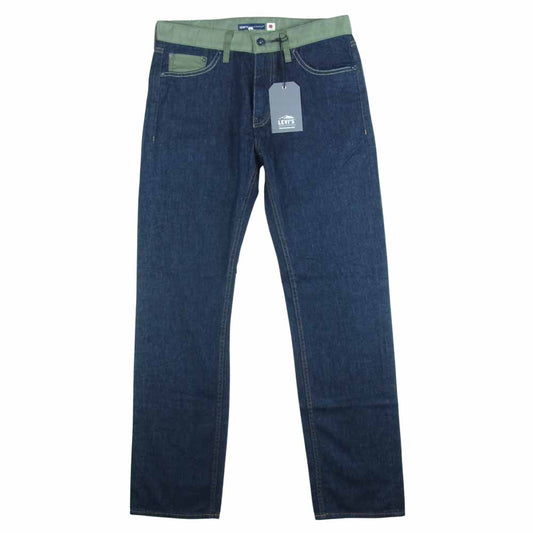 WHITE MOUNTAINEERING ホワイトマウンテニアリング 17868-0003 LEVI'S made&crafted リーバイス メイドアンドクラフテッド 9oz DENIM PANTS 505 切替 デニム パンツ インディゴブルー系 W30 L32【新古品】【未使用】【中古】