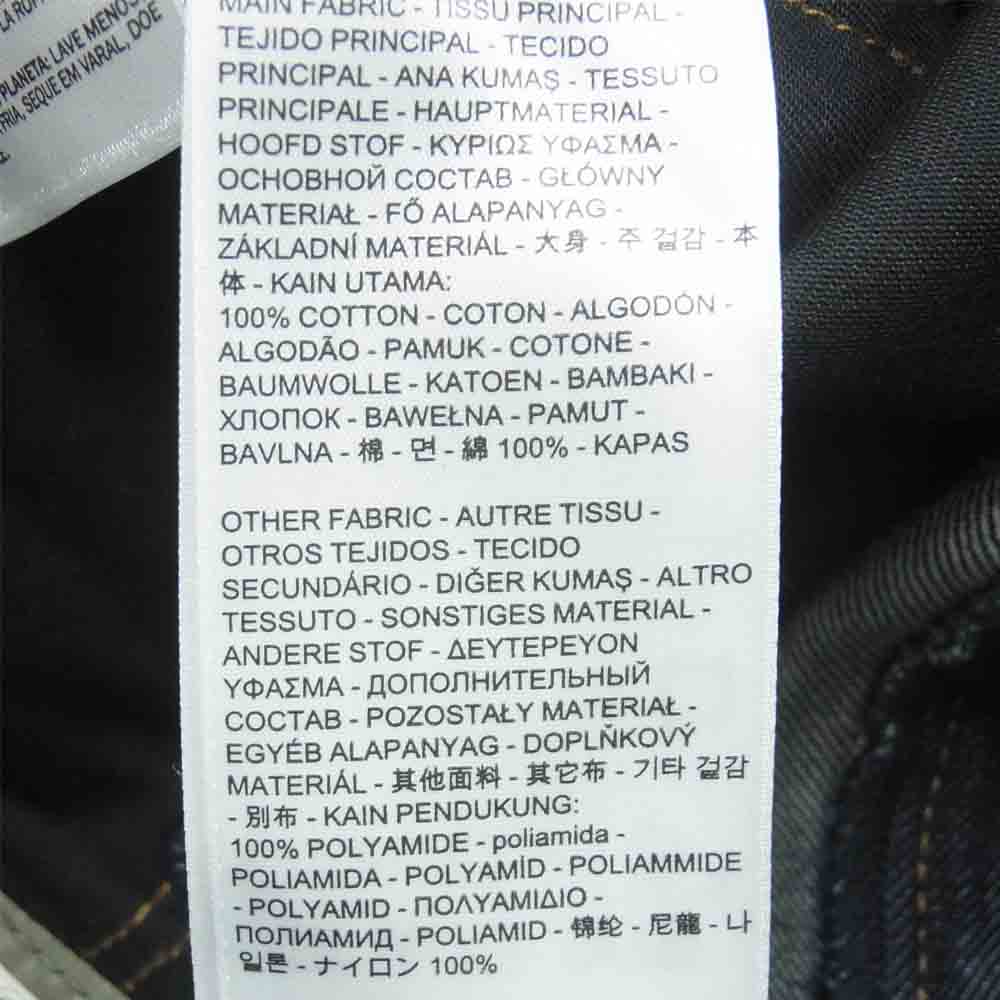 WHITE MOUNTAINEERING ホワイトマウンテニアリング 17868-0003 LEVI'S made&crafted リーバイス メイドアンドクラフテッド 9oz DENIM PANTS 505 切替 デニム パンツ インディゴブルー系 W30 L32【新古品】【未使用】【中古】