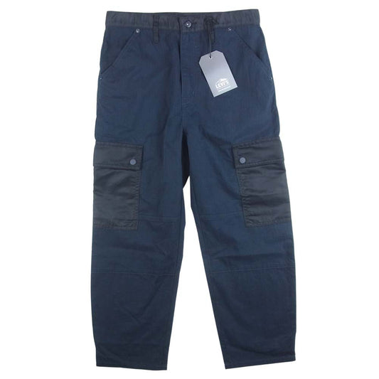 WHITE MOUNTAINEERING ホワイトマウンテニアリング 26412-0001 LEVI'S made&crafted リーバイス メイドアンドクラフテッド BARREL CARGO NIGHTSHADE 切替 カーゴ パンツ ダークネイビー系 W27【新古品】【未使用】【中古】
