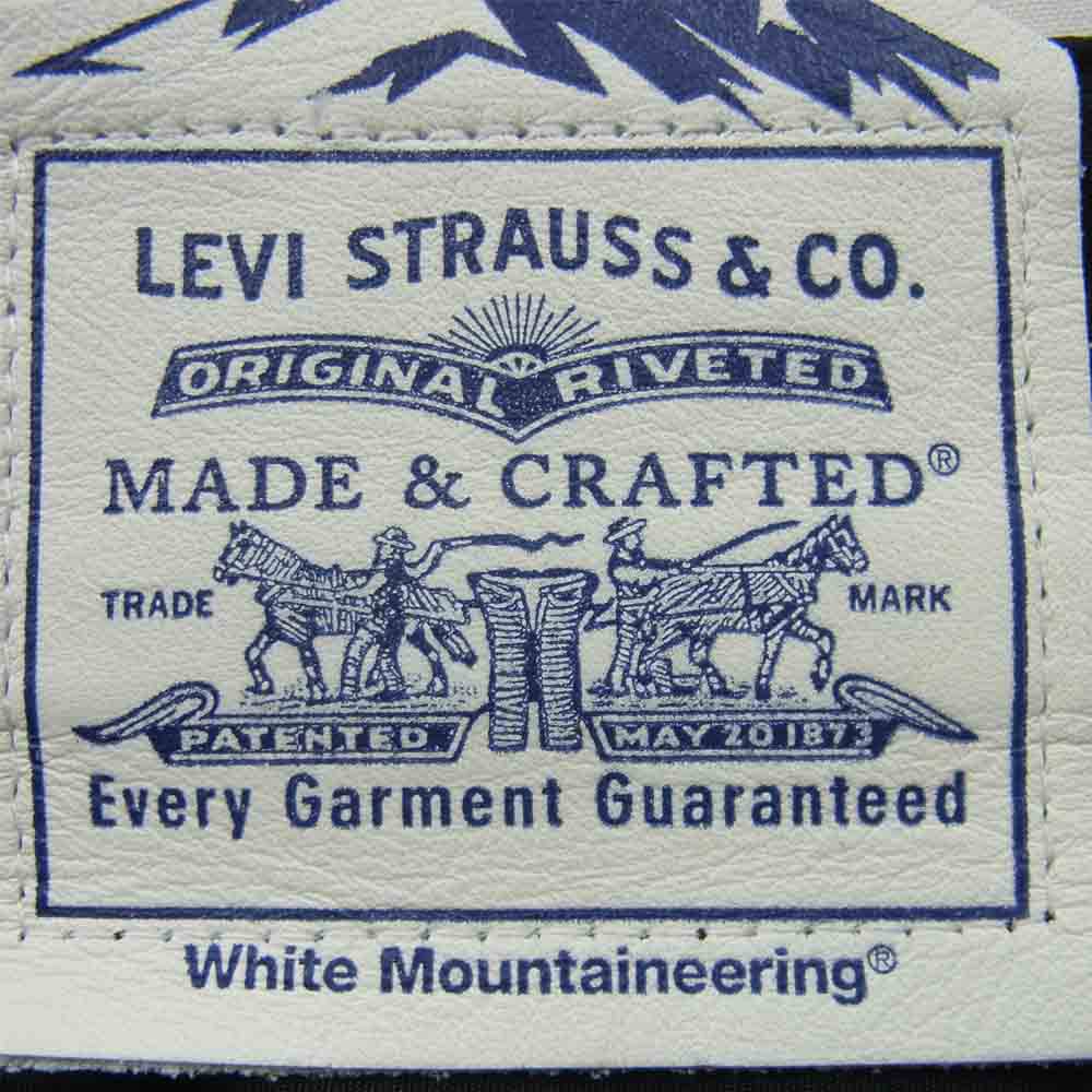 WHITE MOUNTAINEERING ホワイトマウンテニアリング 26412-0001 LEVI'S made&crafted リーバイス メイドアンドクラフテッド BARREL CARGO NIGHTSHADE 切替 カーゴ パンツ ダークネイビー系 W27【新古品】【未使用】【中古】