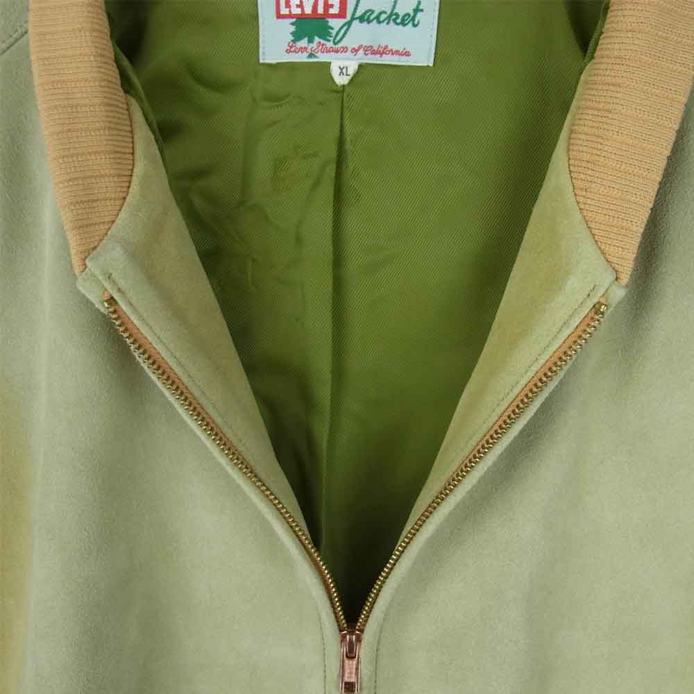 Levi's リーバイス 18474-0001 LOOSE SUEDE BOMBER FALL LEAF スエード レザー ジャケット ベージュ系 XL【中古】