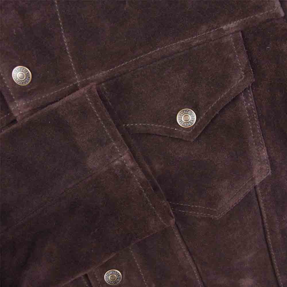 Levi's リーバイス 29920-0001 VINTAGE CLOTHING ヴィンテージ クロージング 1960s 復刻 スエード トラッカー ジャケット ダークブラウン系 S【美品】【中古】