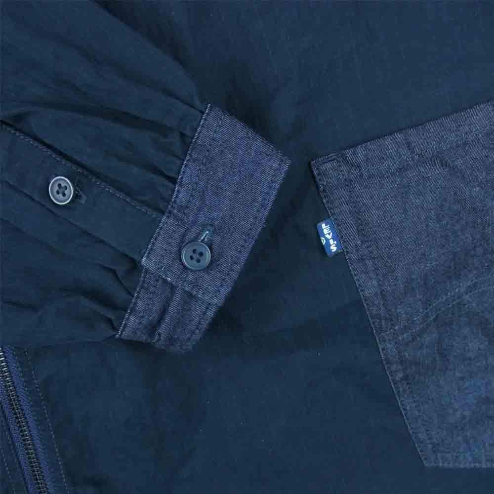 WHITE MOUNTAINEERING ホワイトマウンテニアリング 17937-0003 LEVI'S made&crafted リーバイス メイドアンドクラフテッド ナイロン デニム 切替 コート インディゴブルー系 M【新古品】【未使用】【中古】