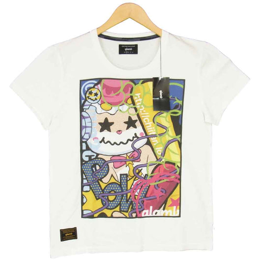 グラム ×ちぃたん Smashing chiitan T グラフィ 1 ホワイト系 1【新古品】【未使用】【中古】