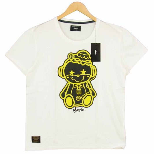グラム × ちぃたん フロント プリント Tシャツ 3 ホワイト系 3【新古品】【未使用】【中古】