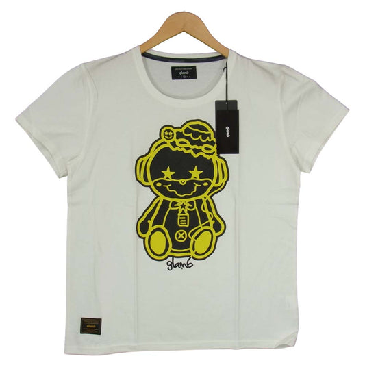 グラム × ちぃたん フロント プリント Tシャツ 2 ホワイト系 ２【極上美品】【中古】