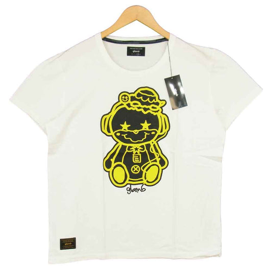 グラム × ちぃたん フロント プリント Tシャツ 3 ホワイト系 3【新古品】【未使用】【中古】