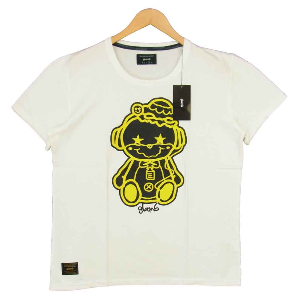 グラム × ちぃたん フロント プリント Tシャツ 3 ホワイト系 3【新古品】【未使用】【中古】