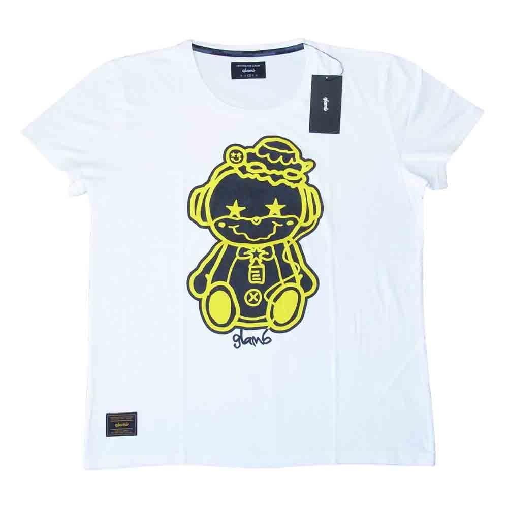 グラム × ちぃたん フロント プリント Tシャツ 2 ホワイト系 2【新古品】【未使用】【中古】