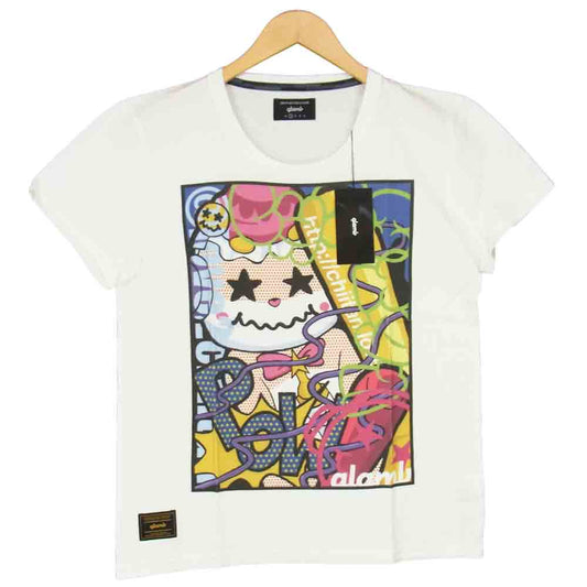 グラム ×ちぃたん Smashing chiitan T グラフィ 1 ホワイト系 1【新古品】【未使用】【中古】