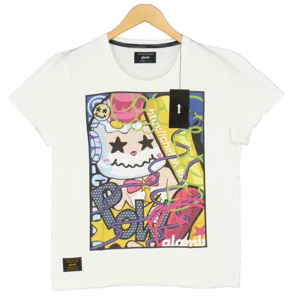 グラム ×ちぃたん Smashing chiitan T グラフィ 1 ホワイト系 1【新古品】【未使用】【中古】