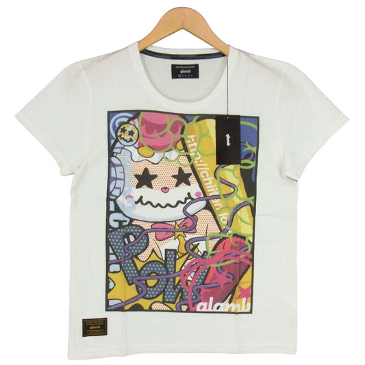 グラム ×ちぃたん Smashing chiitan T グラフィ 0 ホワイト系【新古品】【未使用】【中古】