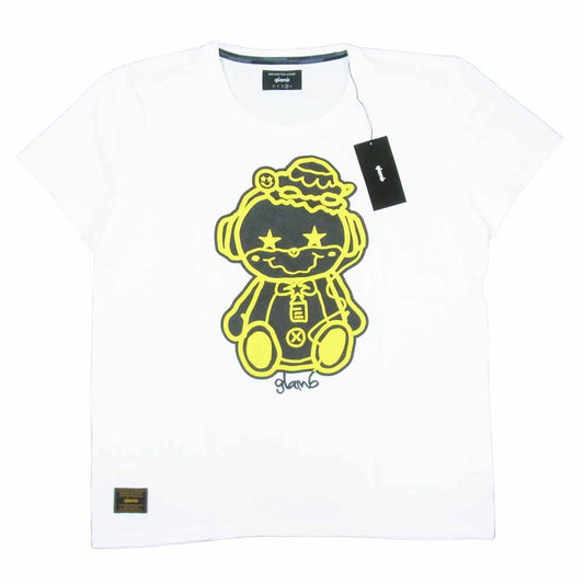 グラム × ちぃたん フロント プリント Tシャツ 3 ホワイト系 3【新古品】【未使用】【中古】