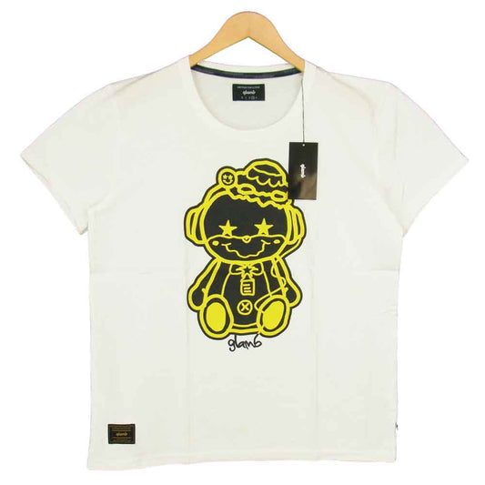 グラム × ちぃたん フロント プリント Tシャツ 3 ホワイト系 3【新古品】【未使用】【中古】