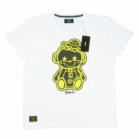 グラム × ちぃたん フロント プリント Tシャツ 3 ホワイト系 3【新古品】【未使用】【中古】