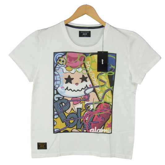 グラム ×ちぃたん Smashing chiitan T グラフィティ 2 ホワイト系【新古品】【未使用】【中古】