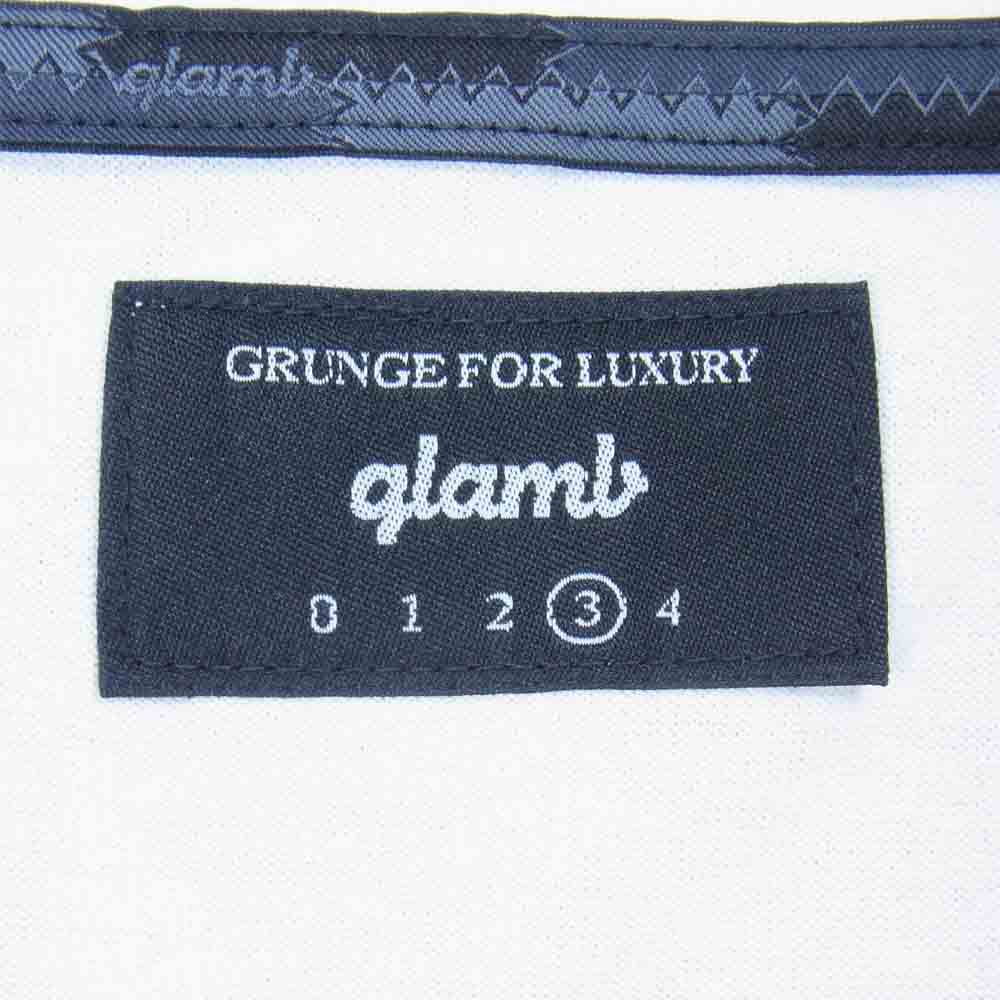 グラム × ちぃたん フロント プリント Tシャツ 3 ホワイト系 3【新古品】【未使用】【中古】