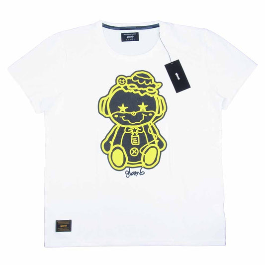 グラム × ちぃたん フロント プリント Tシャツ 3 ホワイト系 3【新古品】【未使用】【中古】