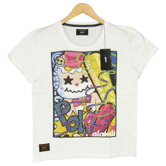 グラム ×ちぃたん Smashing chiitan T グラフィ 1 ホワイト系 1【新古品】【未使用】【中古】