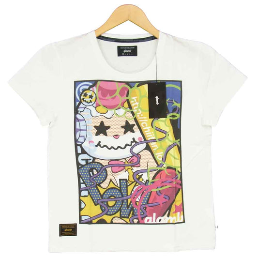 グラム ×ちぃたん Smashing chiitan T グラフィ 0 ホワイト系【新古品】【未使用】【中古】