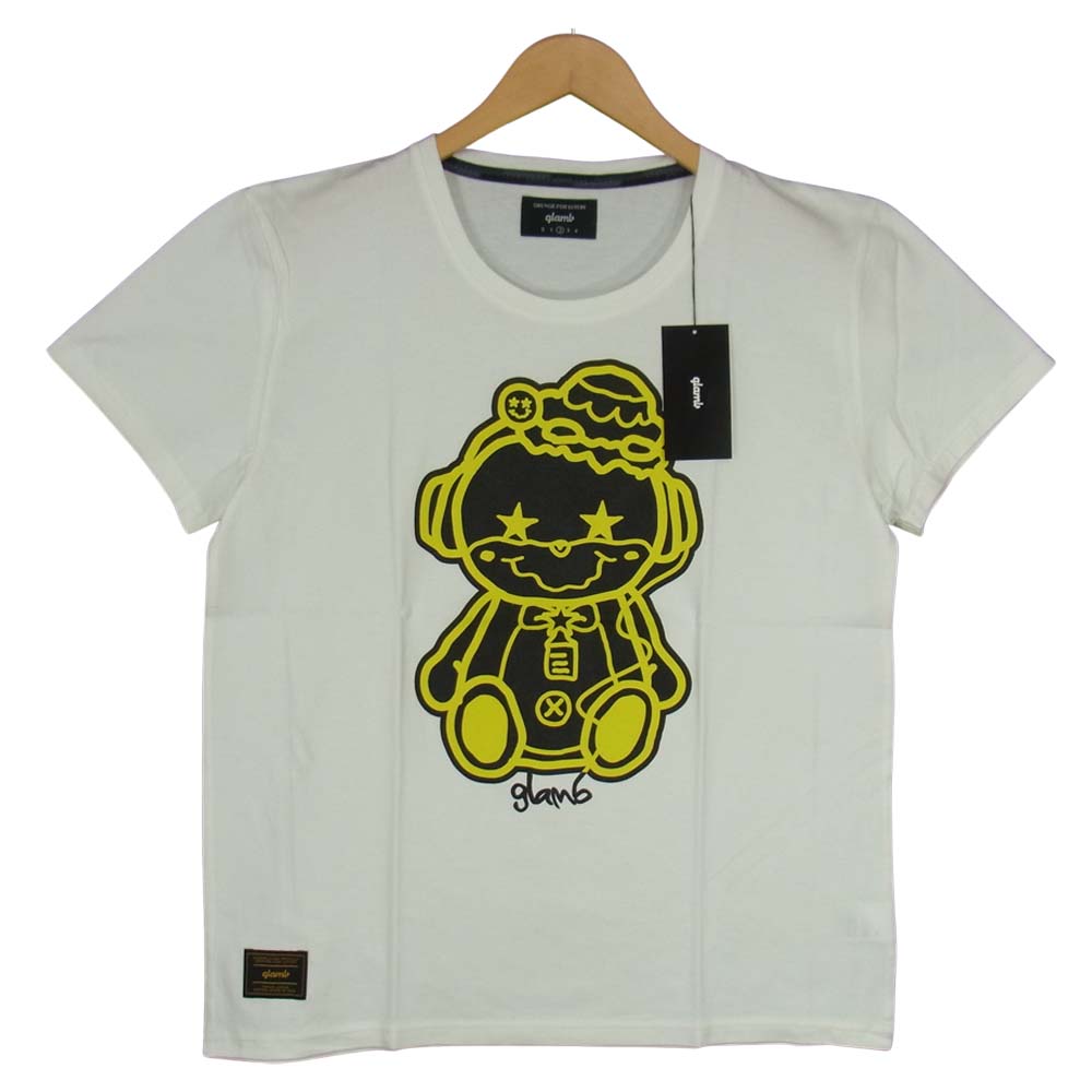グラム × ちぃたん フロント プリント Tシャツ 2 ホワイト系 2【新古品】【未使用】【中古】